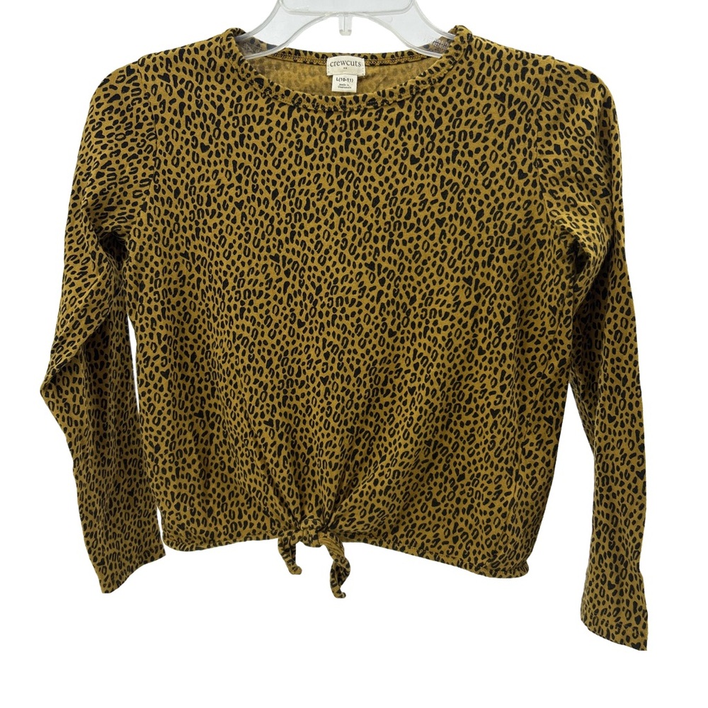 Leopard Print Long Sleeve Top
